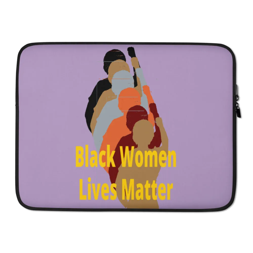 Black Women Lives Matter Laptop Sleeve