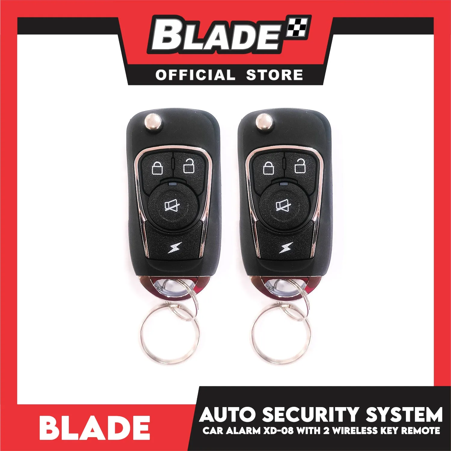 Blade Car Alarm  XD-08 Auto Security Keyless Entry System With Anti Theft Protection