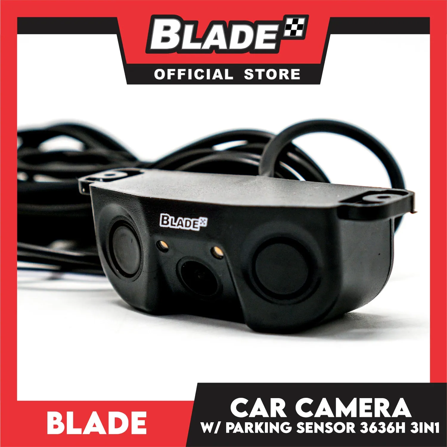Blade Car Camera with Parking Sensor 3636H 3in1