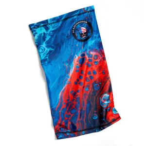 Blue / Red Neck Gaiter