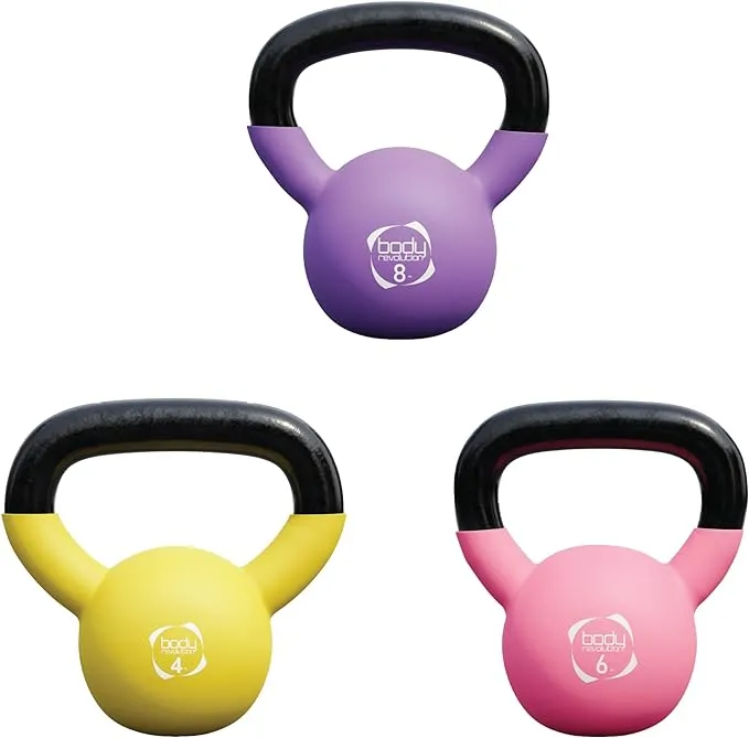 Body Revolution Neoprene Kettlebells 2 kg - 24 kg