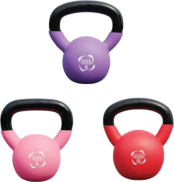 Body Revolution Neoprene Kettlebells 2 kg - 24 kg