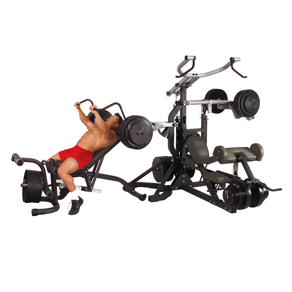 BODY SOLID FREE WEIGHT LEVERAGE GYM PACKAGE - SBL460P4