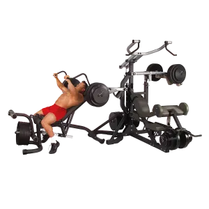 BODY SOLID FREE WEIGHT LEVERAGE GYM PACKAGE - SBL460P4