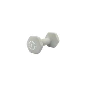 Bodysolid Light Gray 4lb Neoprene Dumbbell