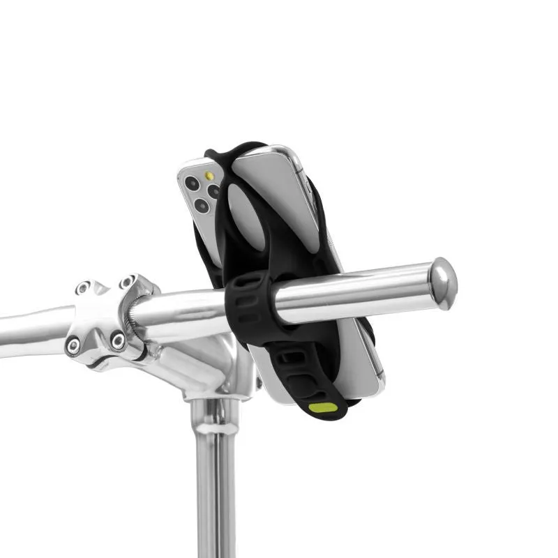 Bone Collection Bike Tie 4   Power Strap Smartphone Holder Black