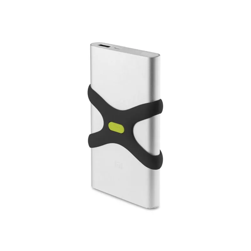 Bone Collection Bike Tie 4   Power Strap Smartphone Holder Black