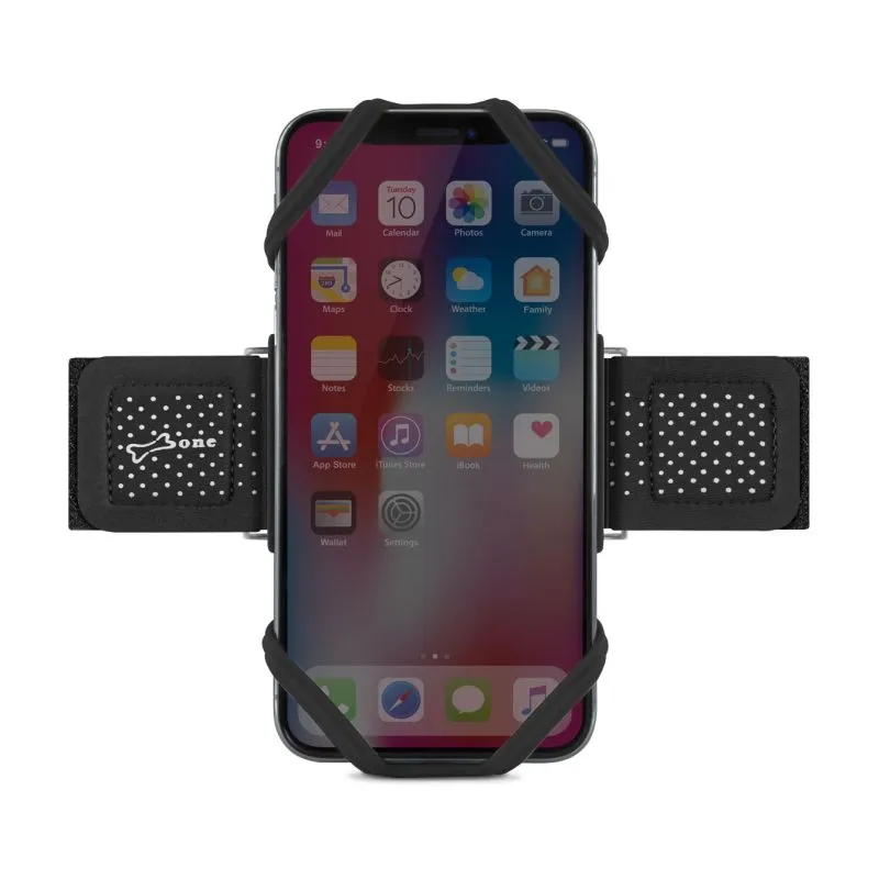 Bone Collection Run Tie Smartphone Holder Armband Black