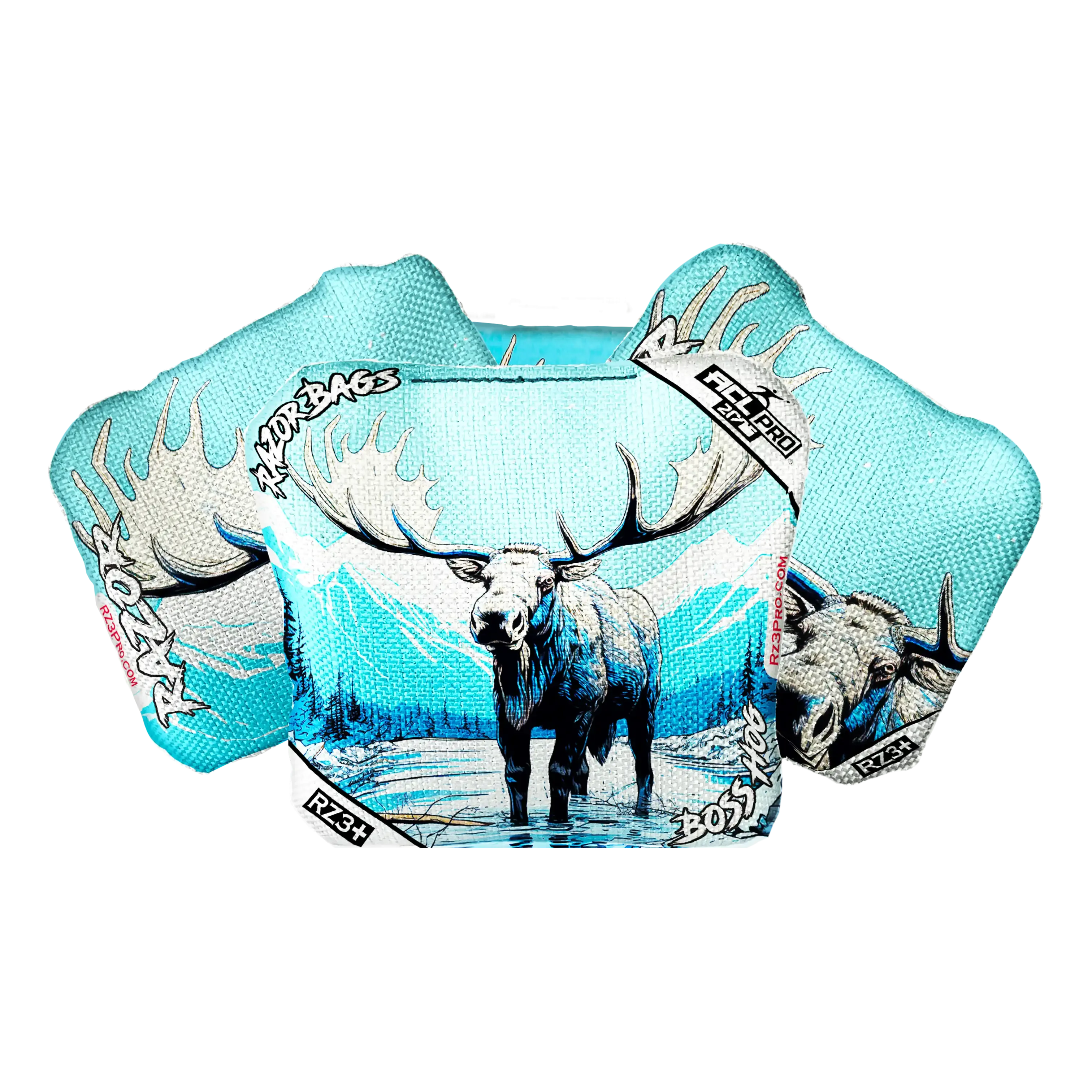 Boss Hog | Alaskan Moose | ACL PRO Razor Cornhole Bags