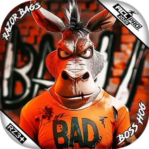Boss Hog | Bad A Graffiti | ACL PRO Razor Cornhole Bags