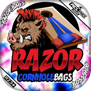 Boss Hog | Razor Tie Dye | ACL PRO Razor Cornhole Bags