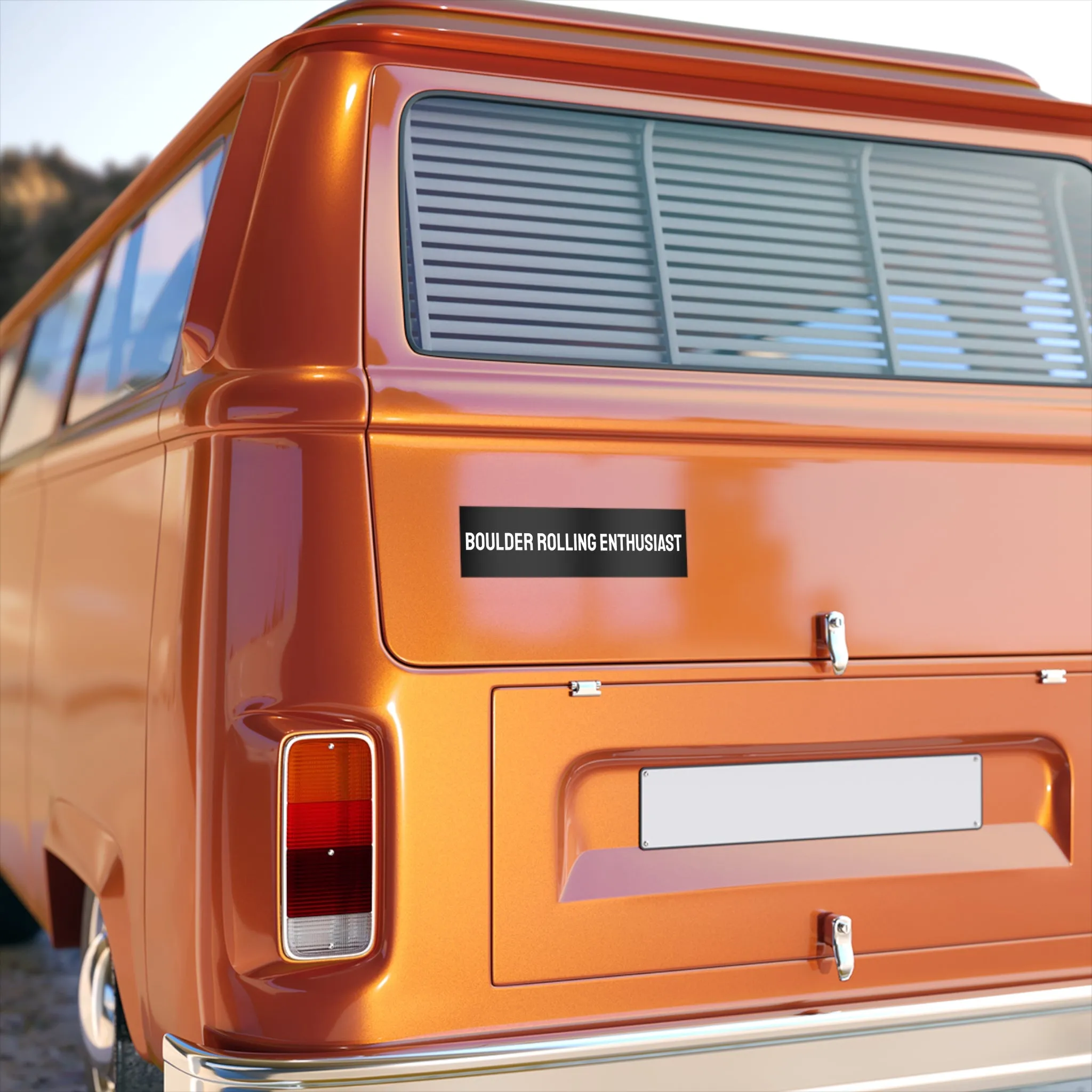 Boulder Rolling Enthusiast - Bumper Sticker