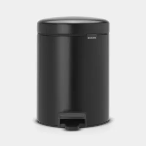 Brabantia Newicon Pedal Bin - 5L - Matt Black