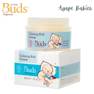 Buds Soothing Organics Calming Rub Cream 30ml Exp: 06/27