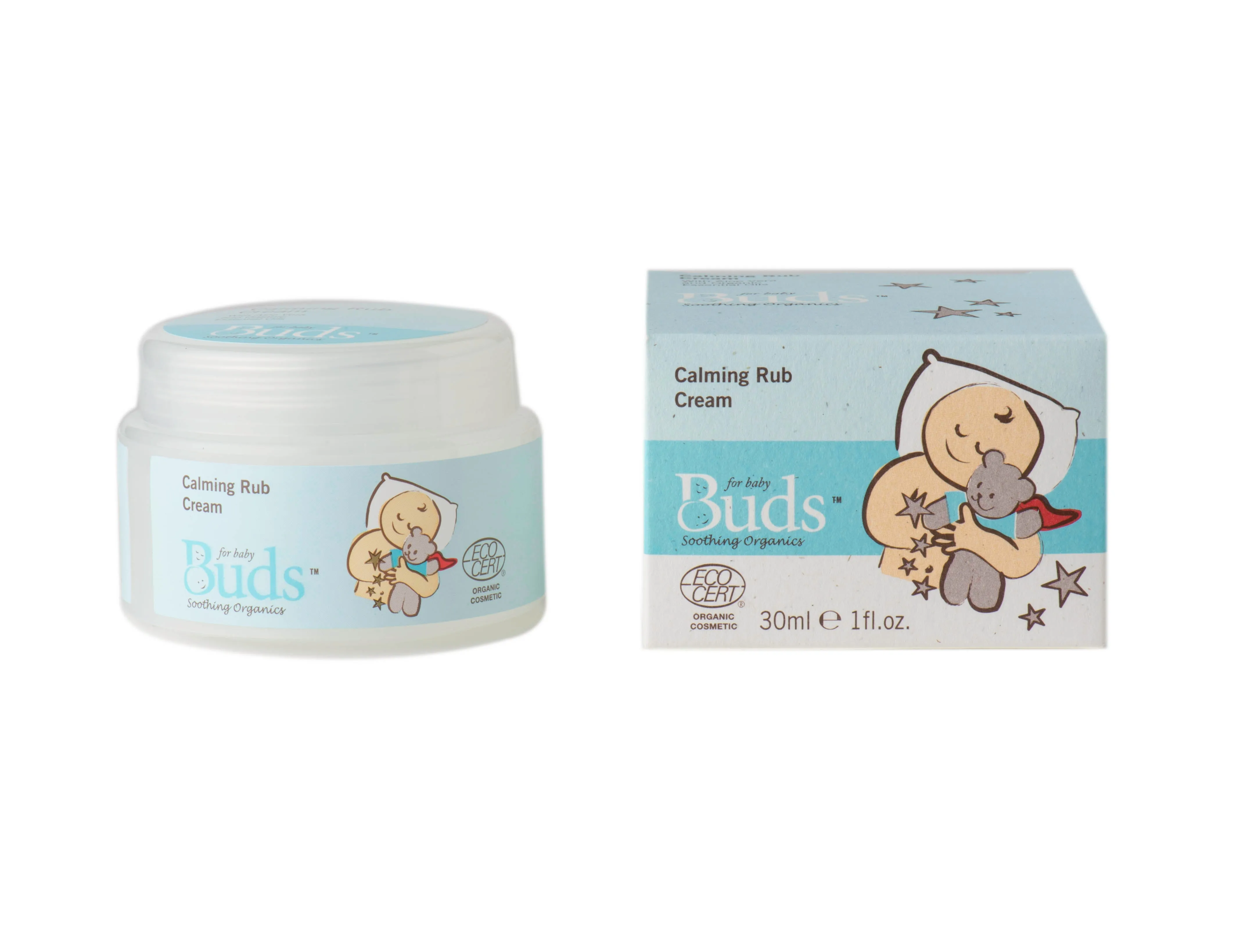 Buds Soothing Organics Calming Rub Cream 30ml Exp: 06/27