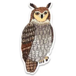 Cactus Club Owl Sticker