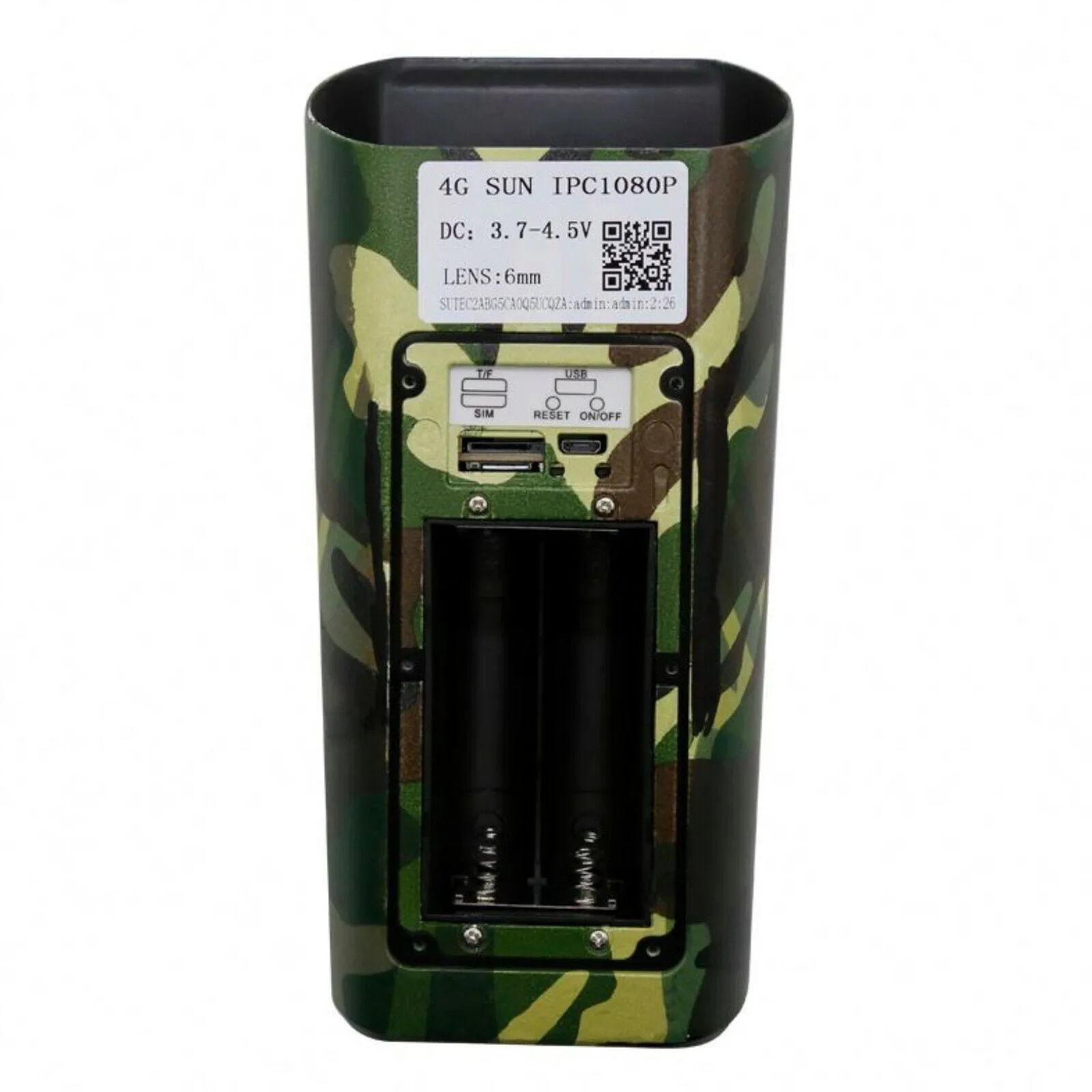 Camouflage 4G Solar Powered Camera 1080p HD Video Recorder   Additional Panel