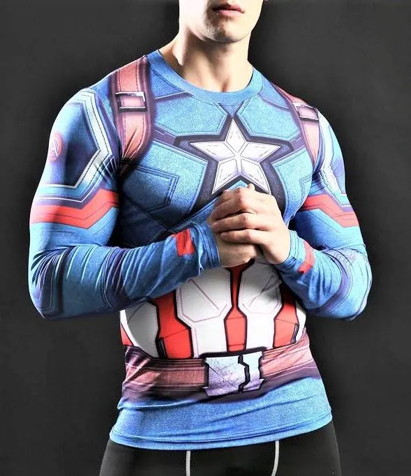 CAPTAIN AMERICA Gym Shirt