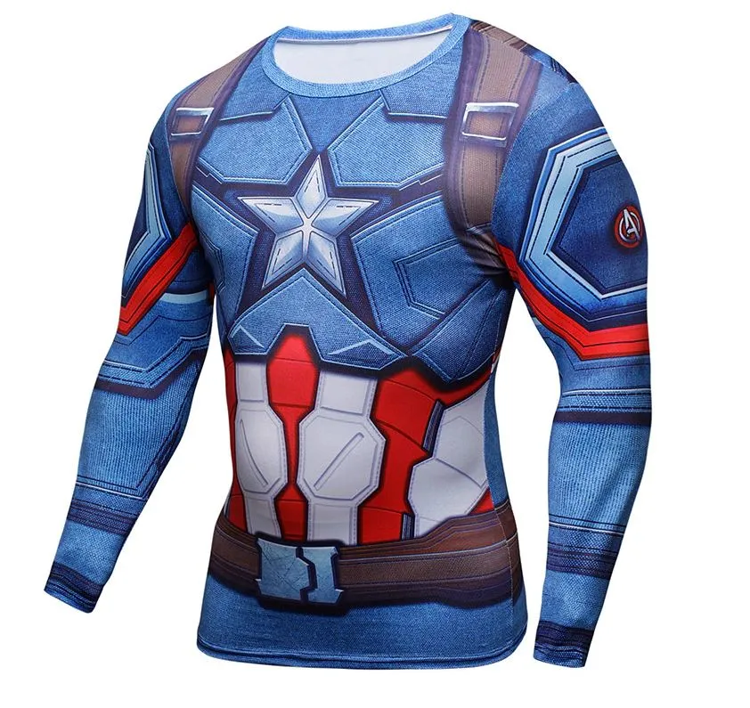 CAPTAIN AMERICA Gym Shirt