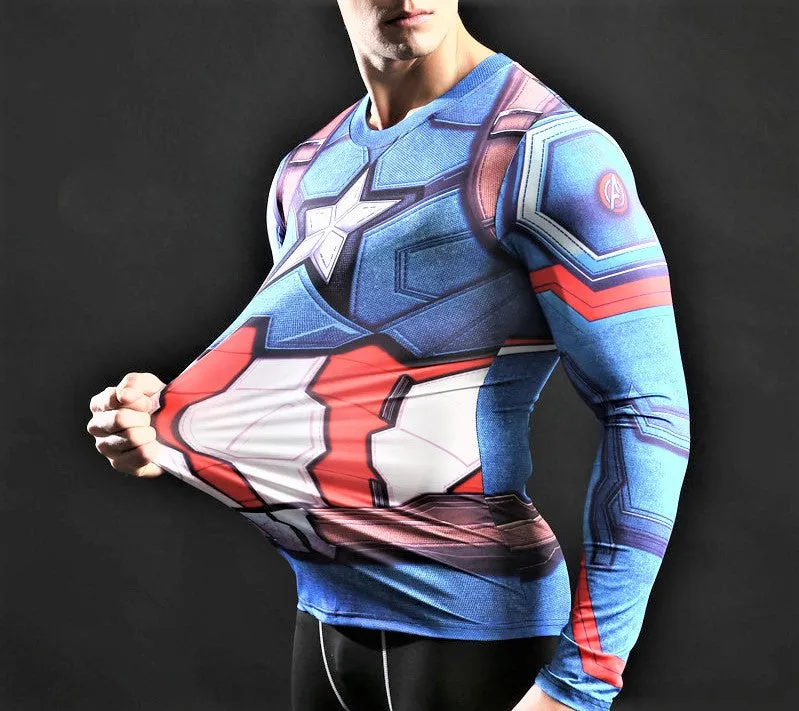 CAPTAIN AMERICA Gym Shirt