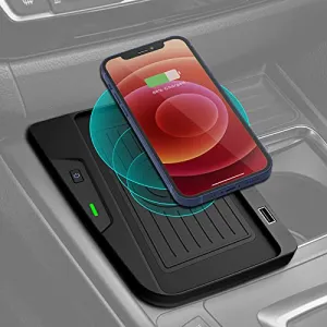 CarQiWireless Wireless Charger for 2016 2017 2018 BMW 3 Series Accessories F30 F31 F34 M3 2018 2019 2020 BMW 4 Series M4 Wireless Charging Pad for 320i/328i/328d/330i/340i/430i/440i/430i 440i xDrive