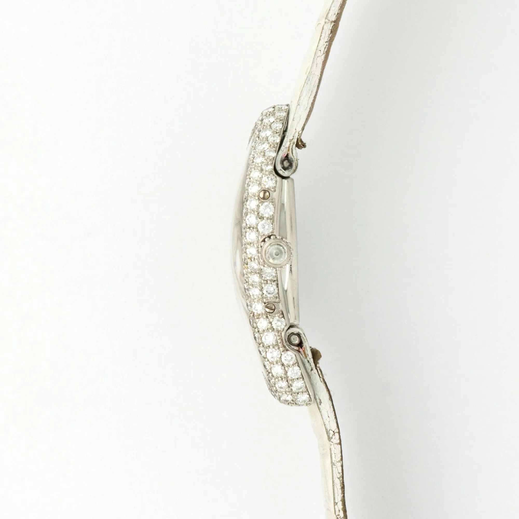 Cartier Platinum Crash Diamond Watch