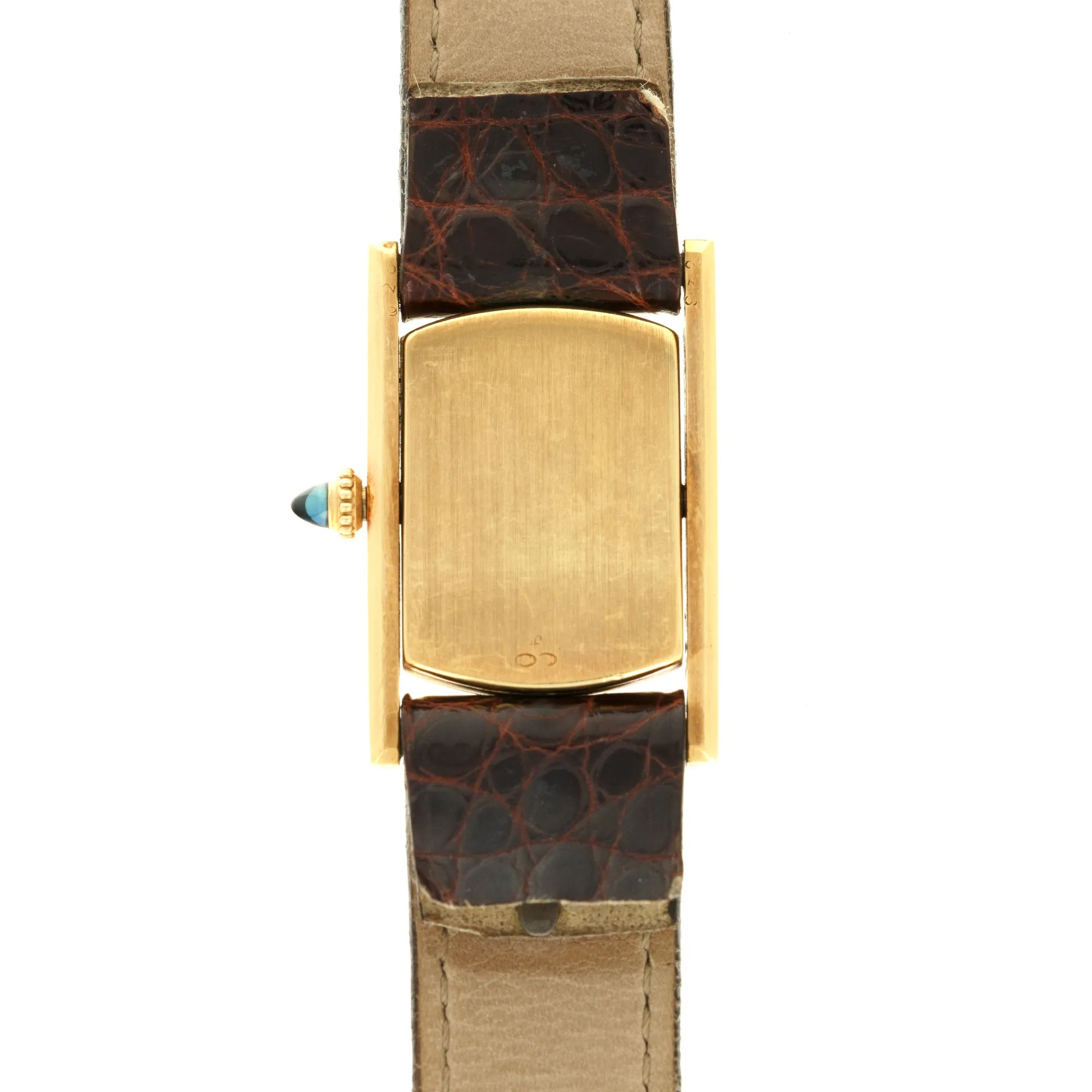 Cartier Yellow Gold Cabriolet Reversible Watch