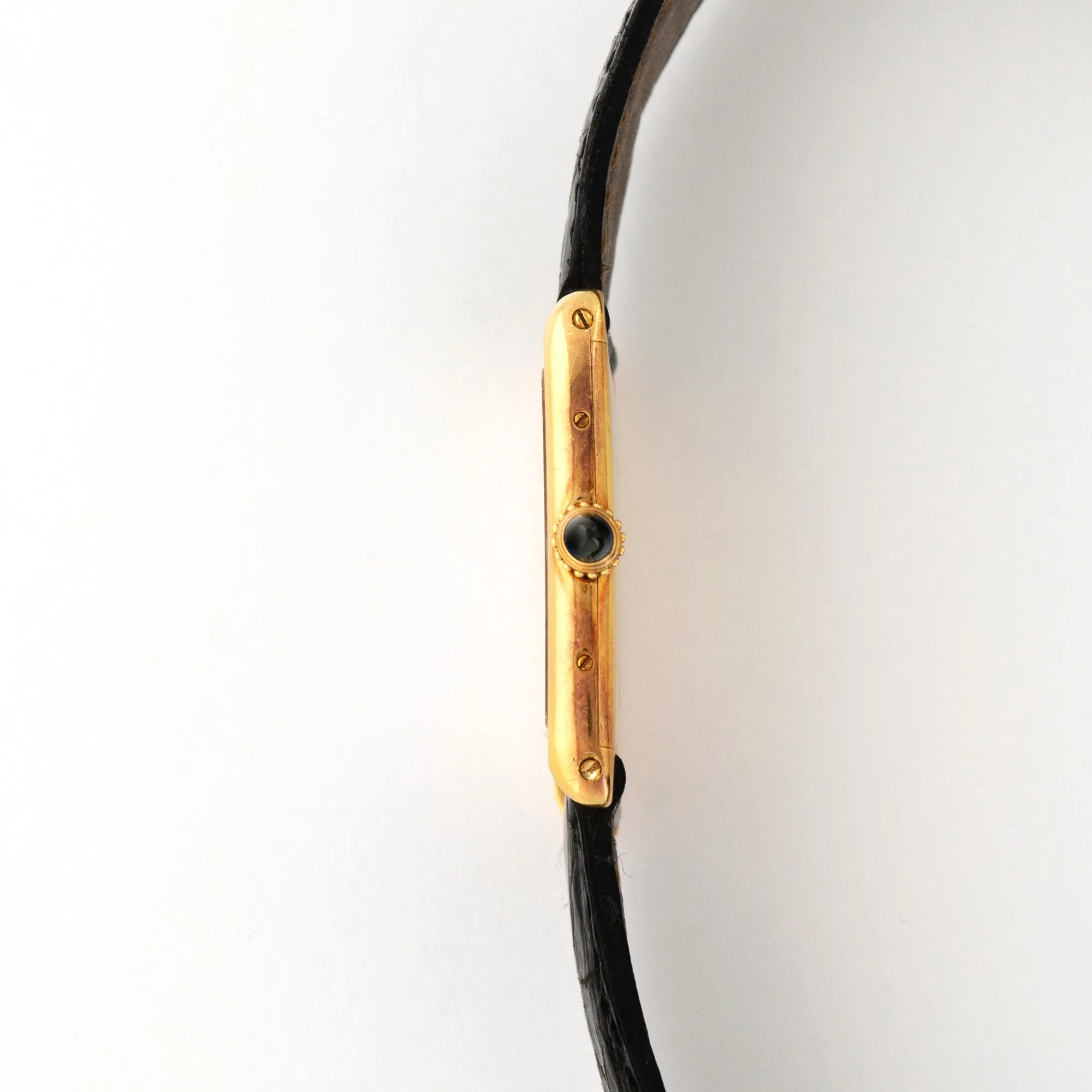 Cartier Yellow Gold Tank Arrondie Watch, Circa 1970s