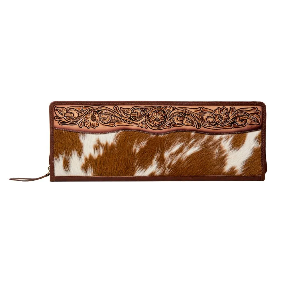 Classic Country Hand Tooled Jewelry Box Case