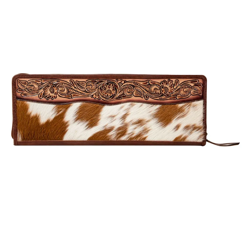 Classic Country Hand Tooled Jewelry Box Case