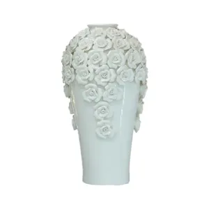 CLUB BOLLYWOOD® Ginger Jar Rose Vase Centerpieces Gift Porcelain Vase for Table Shelf Office | Home & Garden | Home D?©cor | Vases | 1x Modern Vase