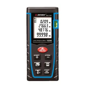 Crony T100 Diastimeter Sndway SW T100 100M Laser Distance Meter Laser Range Area Volume Measure Tool