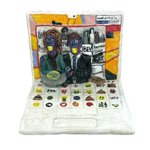 Dasha Bazanova, "Buy Obey Laptop"