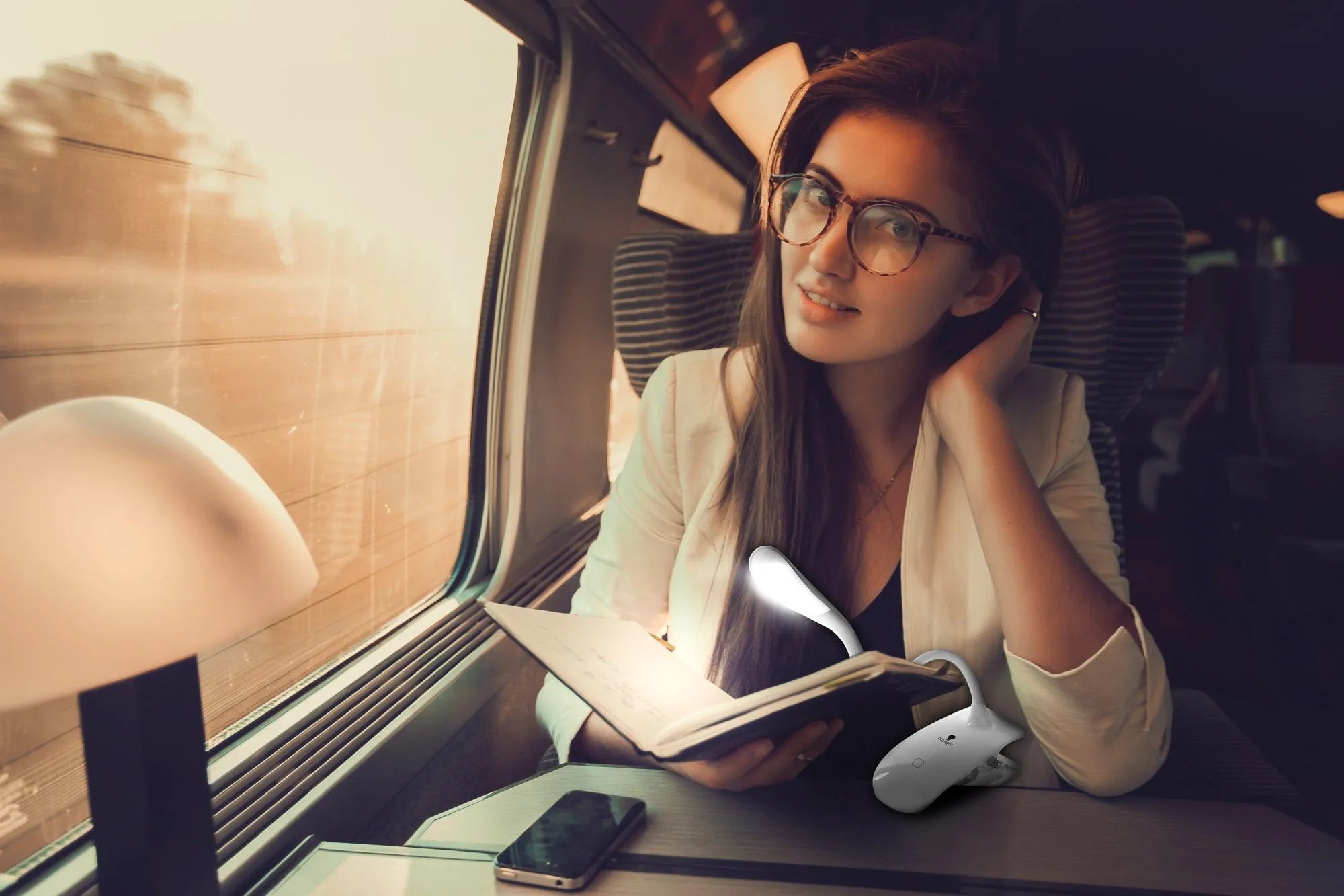 Daylight Company Smart Clip-On Portable Lightweight Lamp