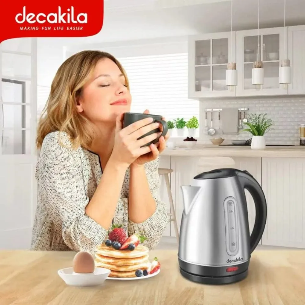 Decakila 1.7L Plastic Electric Kettle 2200W - KEKT004W
