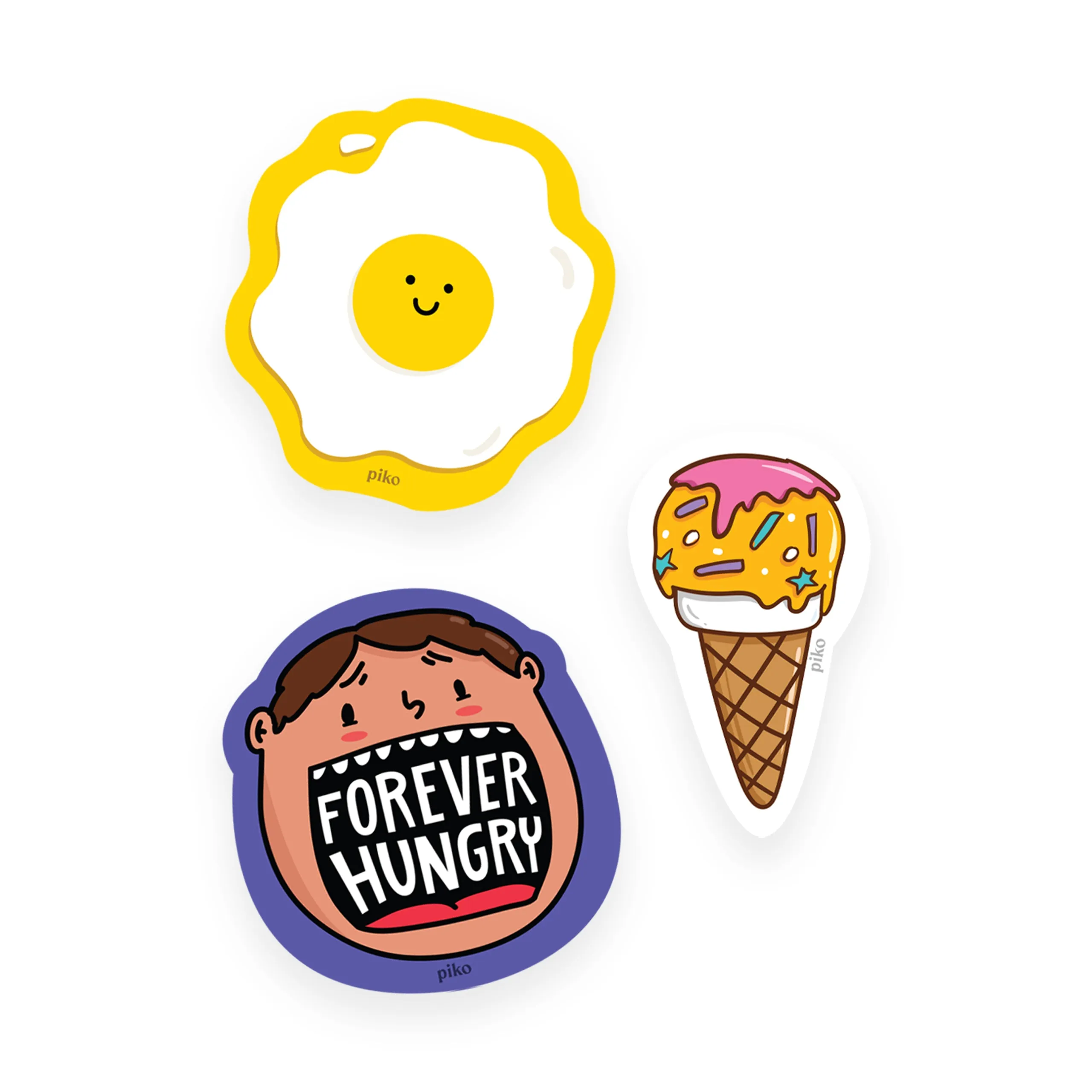 Decal Stickers / Foodie - Set of 3