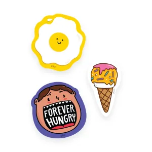 Decal Stickers / Foodie - Set of 3