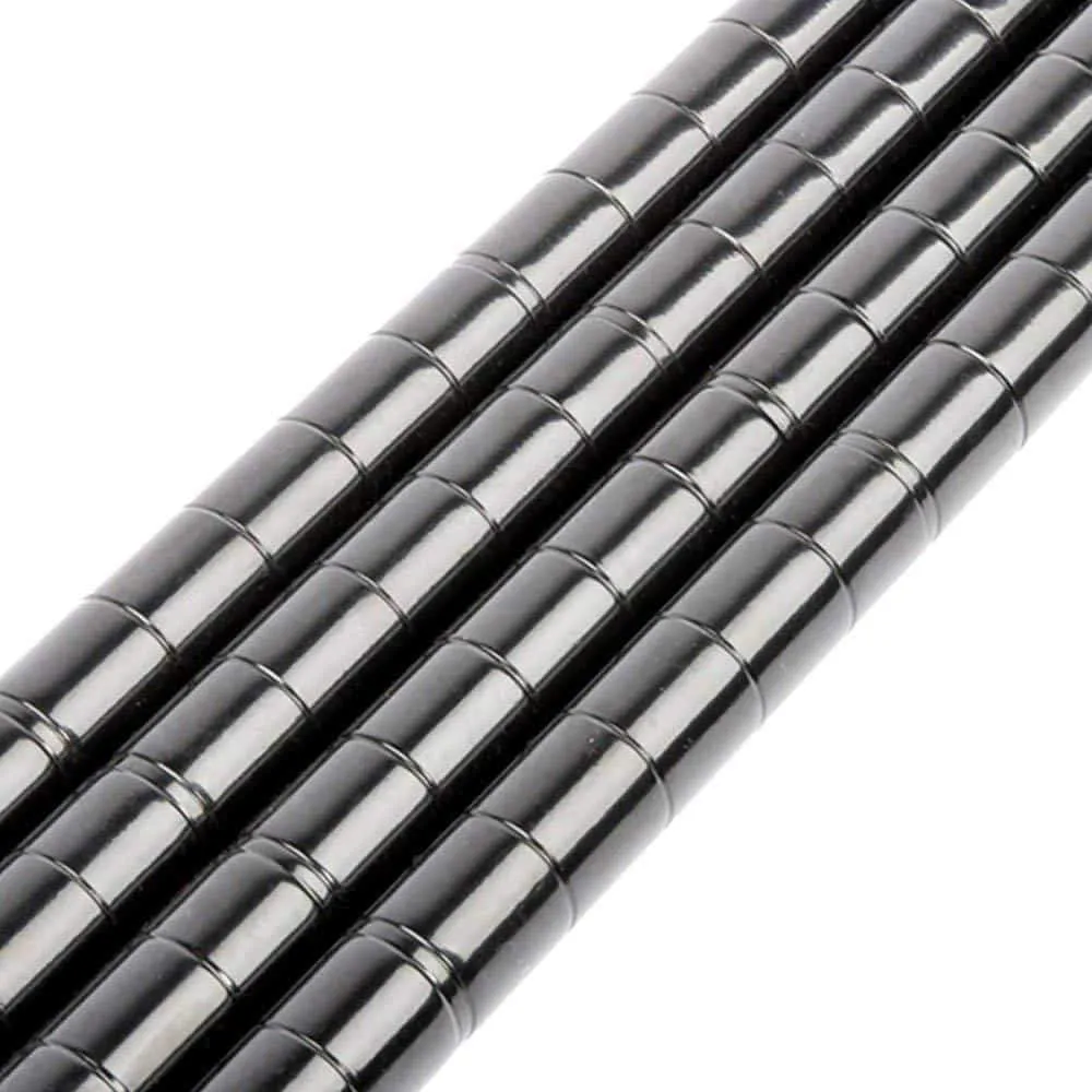 Detailorpin Changeable Assembly Floor Standing Carbon Steel Storage Rack Multipurpose Shelf Display Rack for Kitchen Garage Bedroom Storage Display Shelves（US Stock） (Black)