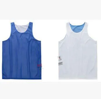 Double-sides Wearing Ultra-light Breathable Basketball Jersey Reversible Sport Jerseys Big Size Training Jersey Gym Jerseys
