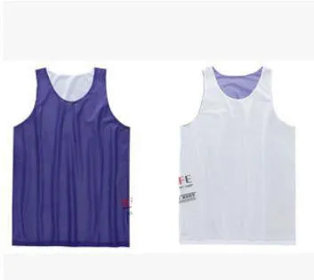 Double-sides Wearing Ultra-light Breathable Basketball Jersey Reversible Sport Jerseys Big Size Training Jersey Gym Jerseys