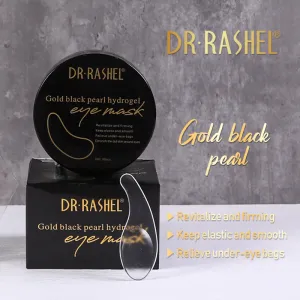 DR RASHEL Skin Care 24k Gold Black Pearl Hydrogel Eye Mask 60pcs Brightening Lightening Moisturizing Eye Mask