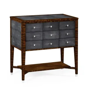 EBONY & ANTHRACITE SHAGREEN CHEST