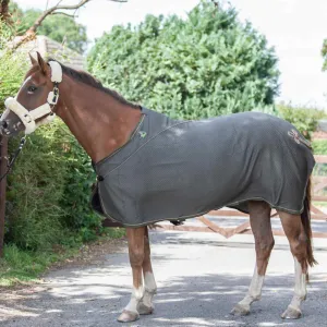 Eco-Friendly Bamboo Horse Show Rug with Flower Detail
