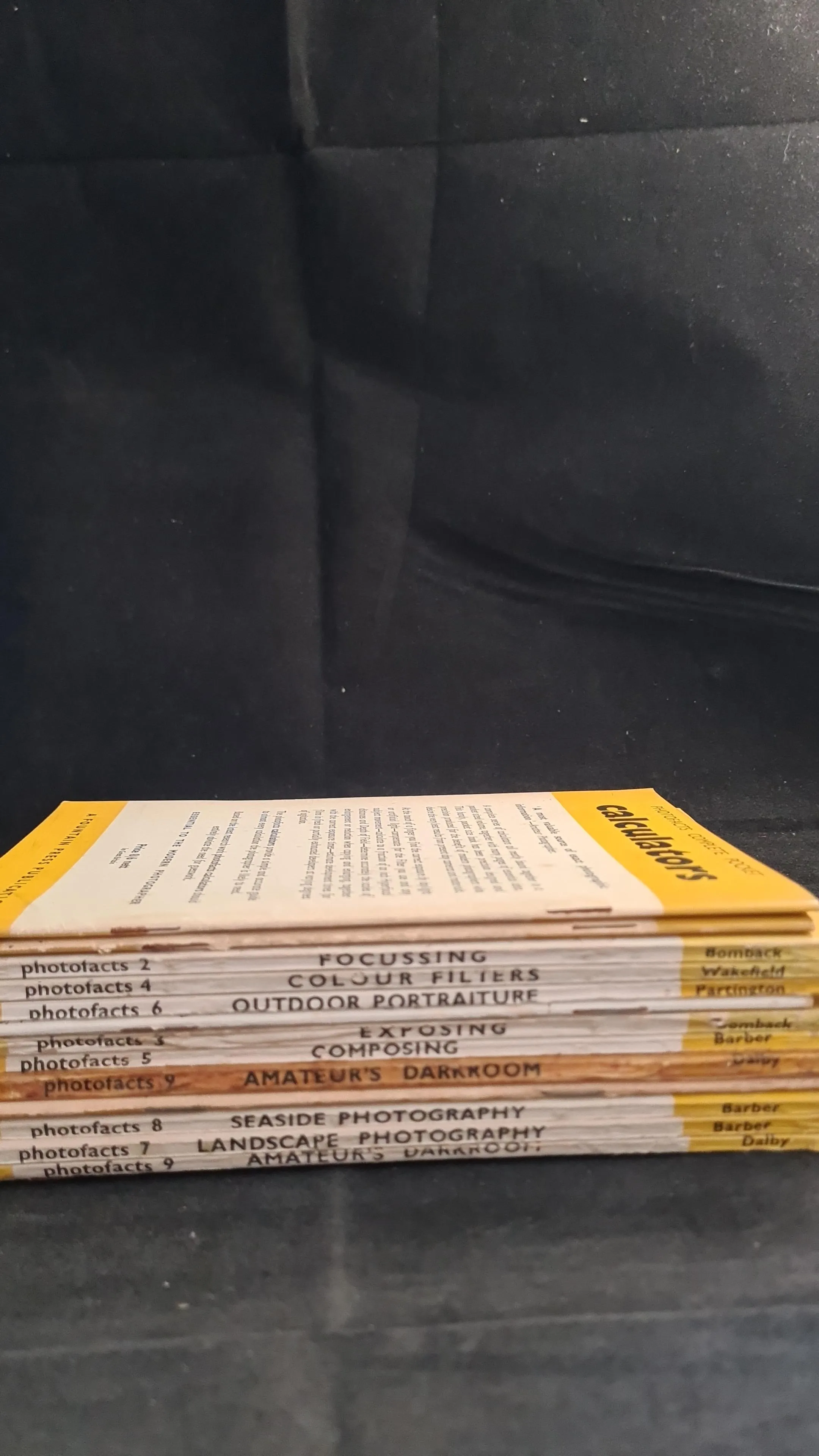 Edward S Bomback -Photofacts Number 2-9, Fountain Press, 1948?