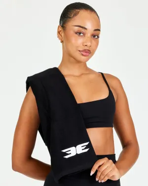 EE Gym Towel - Black