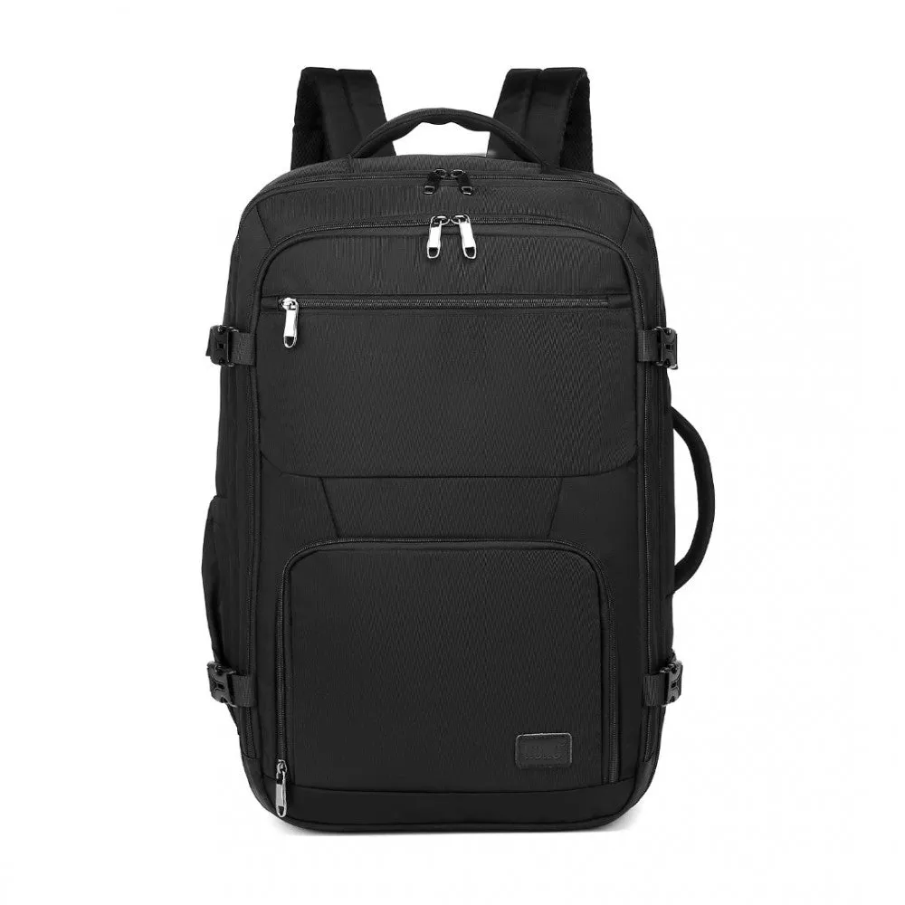 Em2207 - Kono Multifunctional Portable Travel Backpack Cabin Luggage Bag - Black