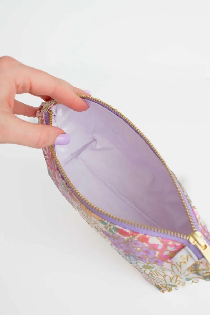 English Rose Canvas Stash Toiletry Bag