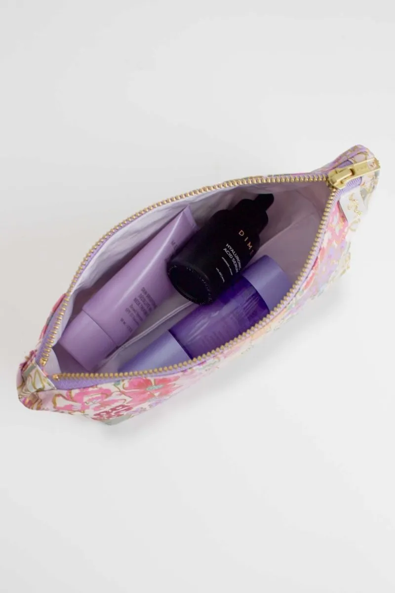 English Rose Canvas Stash Toiletry Bag