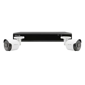 ESP RHD4KB2W Rekor HD 4 Channel HD 500GB 2x White Bullet Camera Kit