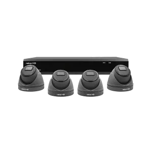 ESP RHD4KD4G2TB Rekor HD 4 Channel HD 2TB 4x Grey Dome Camera Kit